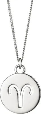 Produktbild von cai Halskette Widder Sternzeichen 925/- Sterling Silber rhodiniert
