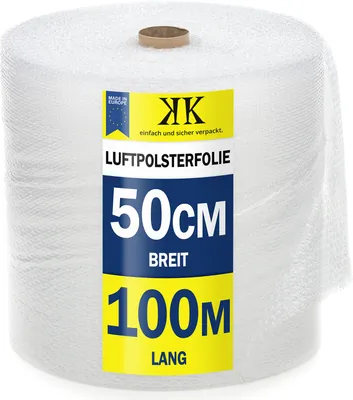 Produktbild von 4 x 60 my Luftpolsterfolie BLISTERFOLIE - 0,5m x 100m - Noppenfolie