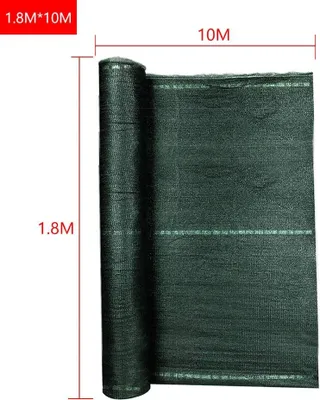 Obrázek produktu pro LARS360 Sunshade Privacy Screen, Tenisová zástěna Windbreak Net Fence Screen, Stínící síť pro sportoviště, zahradu, řetězový plot (tmavě zelená, 1,8 m x 10 m)