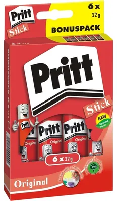 Produktbild von Pritt Klebestift Multipack 6 ST x 22g , 9H PS6BF