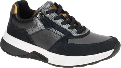 Produktbild von Gabor ROLLINGSOFT Damenschuhe - bequeme Schnür- Halbschuhe blau Freizeit NEU