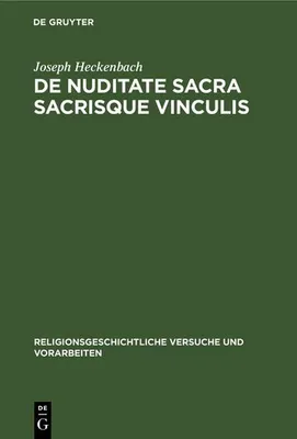 Produktbild von De nuditate sacra sacrisque vinculis