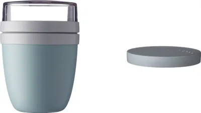 Produktbild von Mepal | Lunchpot Switch Ellipse | wandelbarer Snackpot | praktischer Müsli- & Snackbecher | tiefkühl-, mikrowellen- & spülmaschinengeeignet | Nordic Green