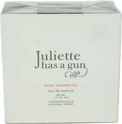 A white box of perfume.
