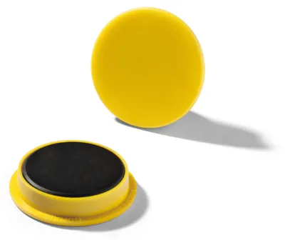 Produktbild von DURABLE Magnete Ø 37 mm STRONG 20 St., 475504 gelb