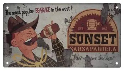 Immagine prodotto di Fallout - Insegna logora di Sunset Sarsaparilla