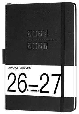 Productafbeelding van A5 Week Planner 2024 met Lederen Omslag en Pennenlus