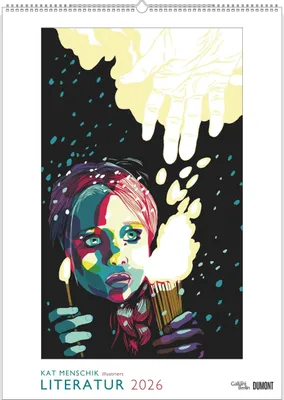 Produktbild von DUMONT Kat Menschik Posterkalender 2026, 50 x 70 cm, literarische Illustrationen