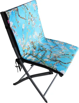 Image de Coussin imperméable pour chaise de jardin TIP avec dossier, 80 x 40 x 2,5 cm, couleur amande