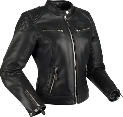 Produktbild von Segura Curtis Damen Motorrad Lederjacke, schwarz, 46