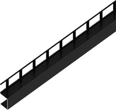 Obrázek produktu pro EX1/KP5 EXCELLENT propojovací lišta ACARA, nerez RAL9005 černá matná, 10 mm, 1,5 m