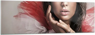 Produktbild von Bilder auf glas - Schönheit kleid mode modell - 160x50cm - Glasbilder - Wandbilder - Kunstdruck - zum Aufhängen bereit - Wanddekoration aus Glas - Glas Bilder - Wandbild auf Glas - GAB160x50-2137