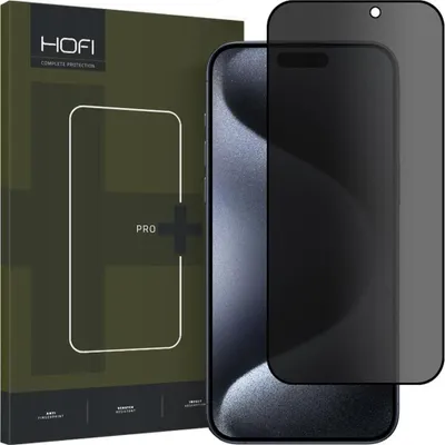 Produktbild von Hofi Anti-Spion-Glas Pro+ Iphone 15 Pro Max Sichtschutzglas
