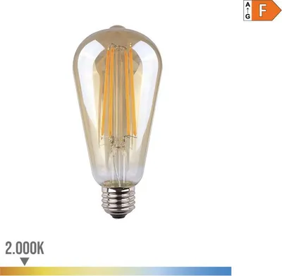 Image de Ampoule Led Ovöide Vintage E27 Design Vintage, Lumière Chaude - Edm
