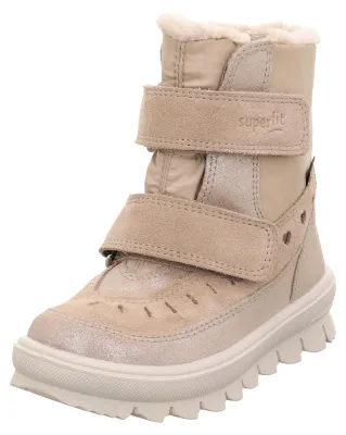 Produktbild von Superfit Mädchen Flavia Warm Gefütterte Gore-tex Schneestiefel, Beige 4000, 33 E
