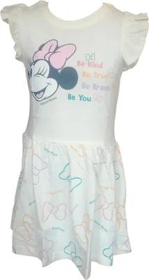 Produktbild von Minnie Mouse Kleid "Be Kind, Be True, Be Brave, Be You" gelb,98 / 3A