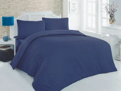 Produktbild von L'Essentiel Linge de Maison, Dark- VCT2247, Dunkelblau, Bettdecken, 100% Baumwolle ranforce
