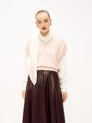 Produktbild von Marc Ellis Damenweste, Schwarz, ärmellos, V-Ausschnitt, elegant