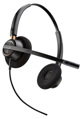 Produktbild von HP Poly EncorePro 525 USB-A Stereo-Headset,  für Microsoft Teams, Kabelgebunden, Anrufe/Musik, 74 g, Kopfhörer, Schwarz
