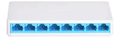 Produktbild von Mercusys 8-Port 10/100 Mbps Desktop Switch, Unmanaged, Fast Ethernet (10/100), Vollduplex