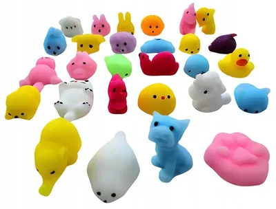 Produktbild von 28 Mochi Squishies - Perfekt zum Stressabbau, Spielzeugset