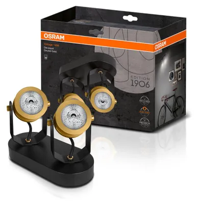 Produktbild von Osram Vintage 1906, 2 Glühbirne(n), GU10, 2700 K, IP20, Gold