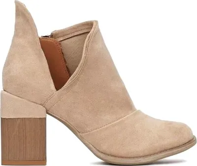 Produktbild von Damen Schlicht Stiefeletten Damenschuhe Klassische Stiefel Ariko Beige Gr.39