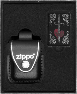 Produktbild von ZIPPO Feuerzeug Set HERZDOLCH TATTO Geschenk Nr. 3