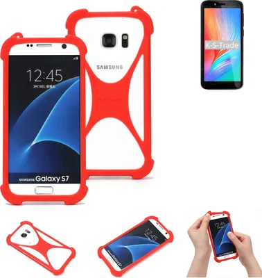 Produktbild von K-S-Trade Handy-Hülle kompatibel mit Elephone U5 Schutz-Hülle Bumper Silikon Schutz Hülle Cover Case Silikoncase Silikonbumper TPU Softcase