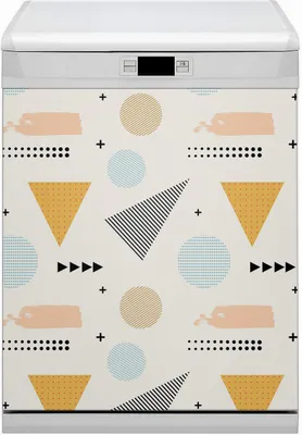 Produktbild von Küche Dekorative Magnete  Magnet Folie für Geschirrspüler 60x70 cm   - Colourphul -Form
