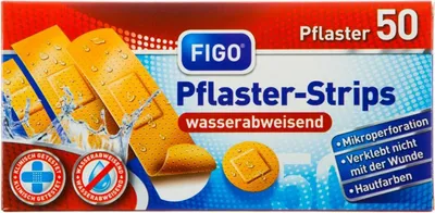 Obrázek produktu pro Figo, náplasti, 4 velikosti, 50 kusů (VÝROBEK Z NĚMECKA)