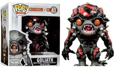 Productafbeelding van Funko Pop! Games: Evolve - Goliath (15 cm) #41, gloeit in het donker, exclusief bij Hot Topic