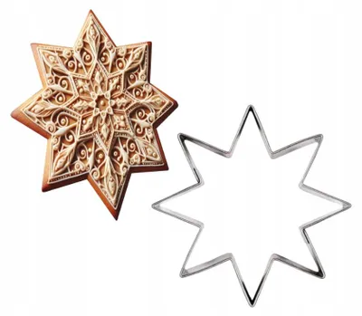 Produktbild von EkoForemki Stern Ausstecher Mini für Plätzchen & Dekoration 4 cm