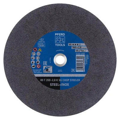 Produktbild von PFERD Cut-off wheels for chopsaws (CHOPSAW) SG CHOP STEELOX, 35 cm, 10 Stück(e)