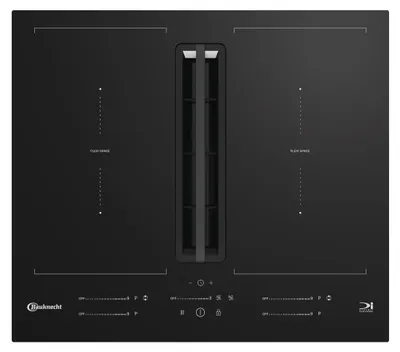 Produktbild von Bauknecht Glaskeramik Kochfeld mit integriertem Dunstabzug mit Induktion - BVH60FFB01 - inkl.