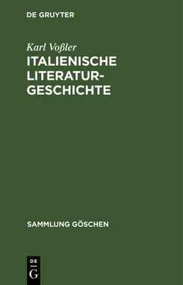 Produktbild von Italienische Literaturgeschichte