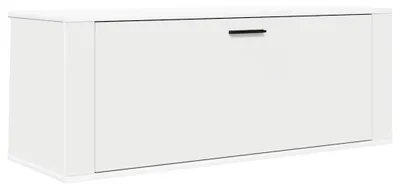 Immagine prodotto di vidaXL Scarpiera a muro bianca 100x35x38 cm in materiale ligneo