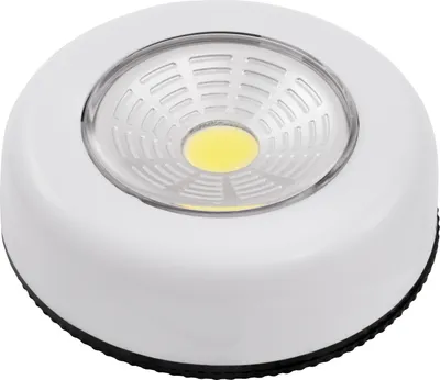 Produktbild von LED Klebeleuchte Universalleuchte McShine "LK1-COB", mit Klebefolie, Ø70x22mm, silber
