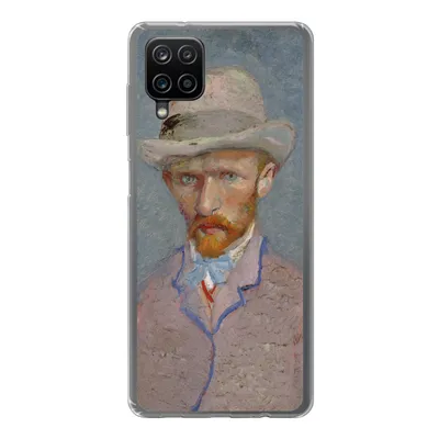 Produktbild von MuchoWow® Handyhülle Schutzhülle Hülle für Samsung Galaxy A12 Selbstporträt - Vincent van Gogh Silikon Softcase Handy Hülle - Bild
