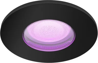 Obrázek produktu pro Philips Hue White and Color ambiance Xamento zapuštěné bodové svítidlo, Chytré bodové osvětlení, Bluetooth/Zigbee, Černá, LED, Plast, Více
