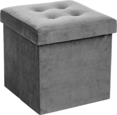 Produktbild von Eazy Living Pouf + Aufbewahrungsbox Milou Hellgrau