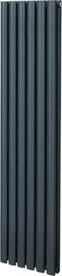 Immagine prodotto di Radiatore tubolare ovale - 1600 mm x 360 mm - grigio antracite