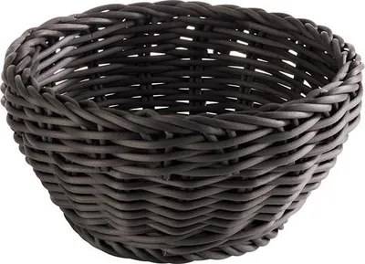 Produktbild von APS 50602 Korb PROFI LINE, Polypropylen, Ø 16 cm, Höhe 8 cm, schwarz
