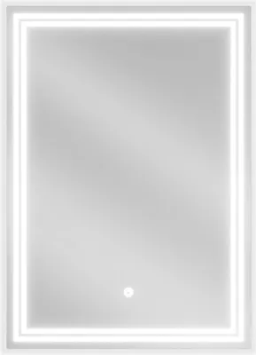 Produktbild von Mexen Taco podsvícené koupelnové zrcadlo 50 x 70 cm, LED 6000K, ventilátor - 9805-050-070-611-00