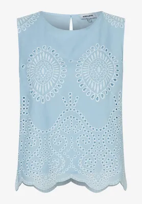 Produktbild von More & More Embroidered Top, colour contrast lace 2351 2351 34