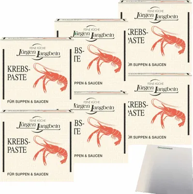 Produktbild von Jürgen Langbein Krebs-Suppen-Paste 6er Pack (6x50g Würfel) + usy Block