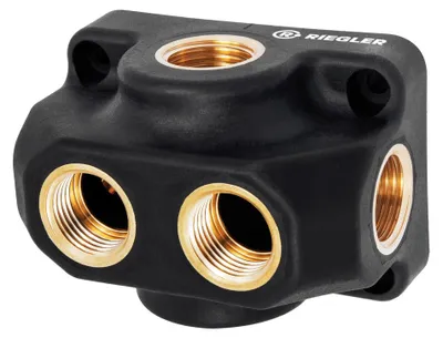 Produktbild von Riegler Universalverteiler, Ein-/Ausgang G 1/2, Anschluss 6 x G 1/2