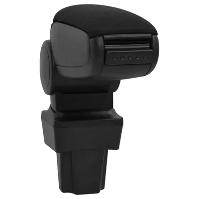 Image de vidaXL Accoudoir de voiture noir 11,5x32x(30-50) cm ABS