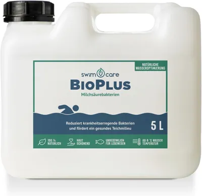 Produktbild von swimcare BioPlus 5L Milchsäurebakterien für Schwimmteich 100% biologisch