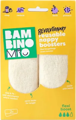 Zdjęcie produktu dla BambinoMio Revolutiomäre wielorazowy wkład chłonny Flexi zestaw 2 sztuk